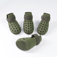 Dog Shoes for Hot Pavement - Dog Shoe for Small & Medium & Large Dogs, Dog Boots Paw Protectors Easy ON & Off, Non-Slip, Waterproof, Easy-Clean Dog Booties for Beach and Snow Protective Gear