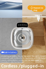 Smart Pet Water Fountain for Cats & Dogs – Ultra Quiet Automatic Dispenser with Filter & Radar Sensor